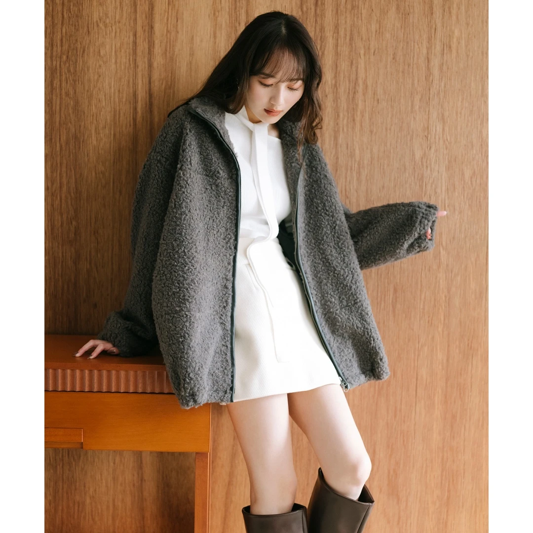 【MonTendre】秋季新款 C 时尚休闲百搭气质优雅毛呢外套