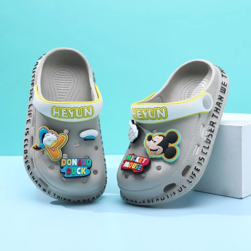 儿童洞洞鞋男童拖鞋夏季男孩包头女童中大童凉拖鞋外穿宝宝沙滩鞋