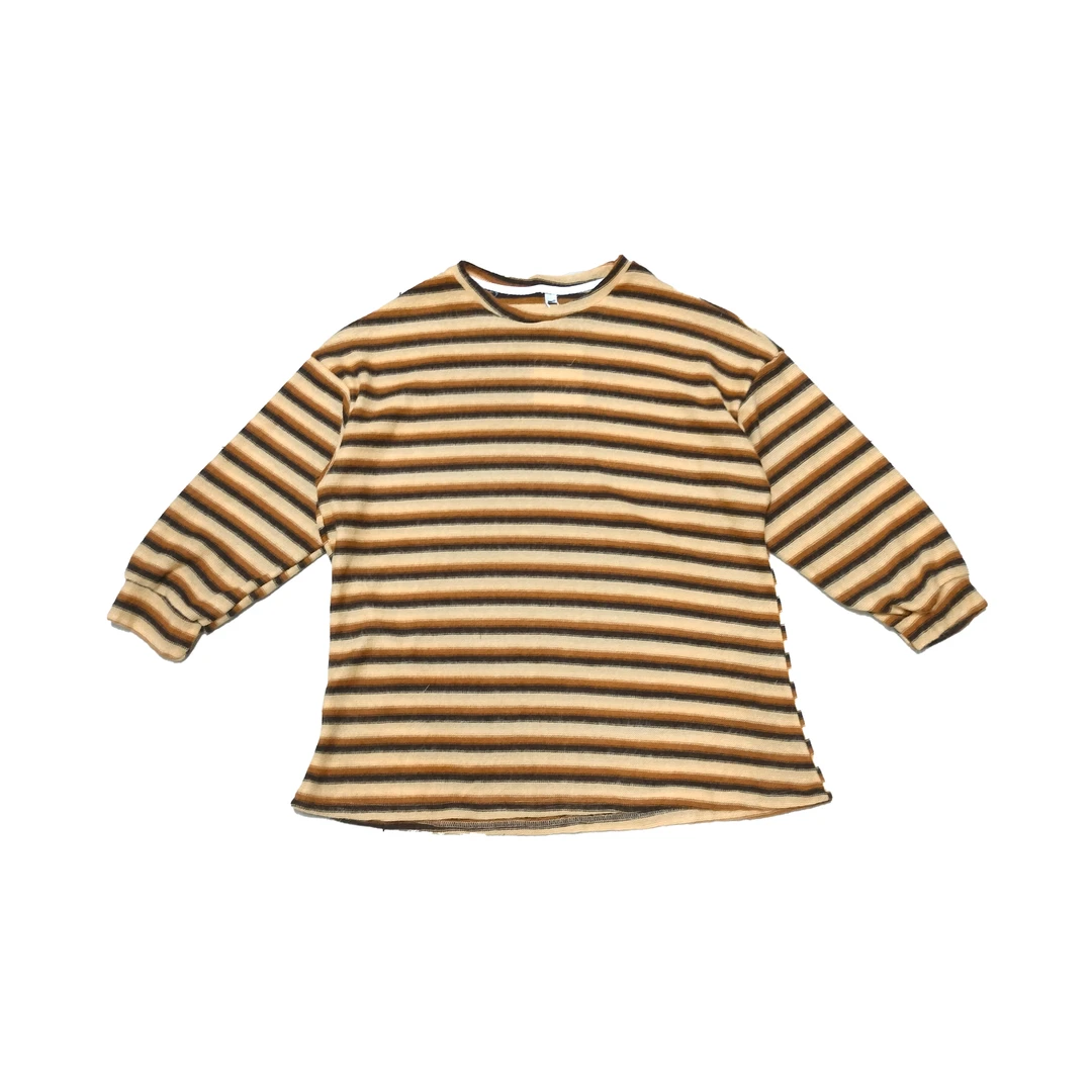 2024早秋新款时尚休闲条纹毛衣针织长袖7066