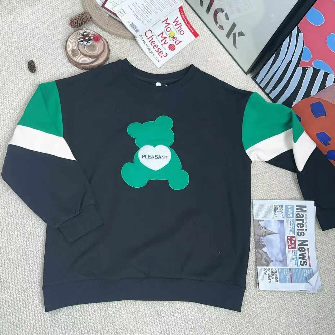 【KK推荐】2024年秋季新款休闲卡通加绒加厚卫衣7922