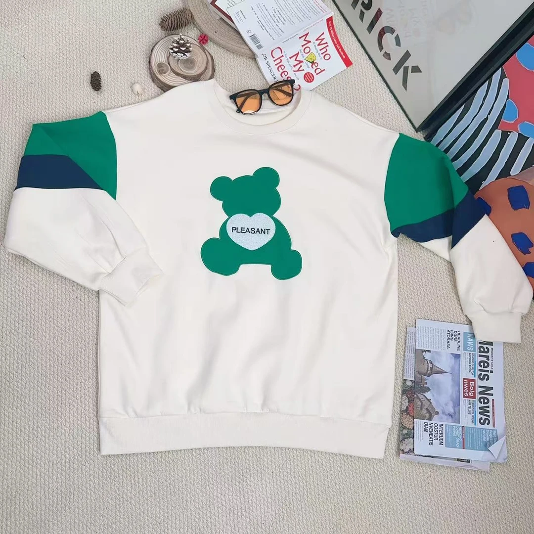 【KK推荐】2024年秋季新款休闲卡通加绒加厚卫衣7924