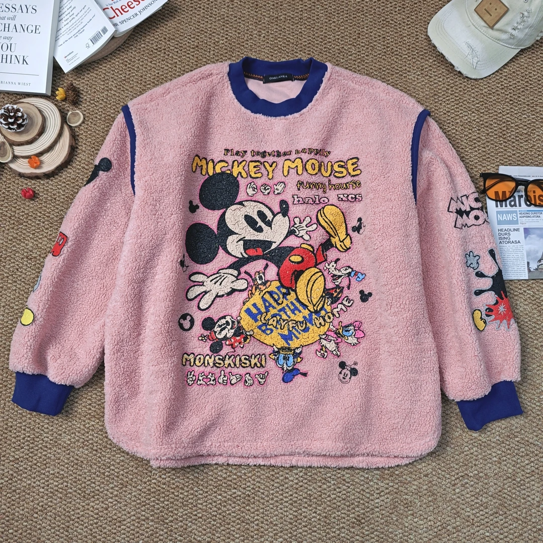 【KK推荐】2024年早秋新款休闲潮牌加绒加厚印花卫衣7776