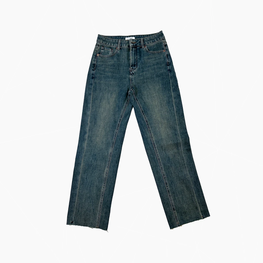 【伊人风尚服饰推荐】2023年新款潮牌做旧牛仔裤5606【8151】