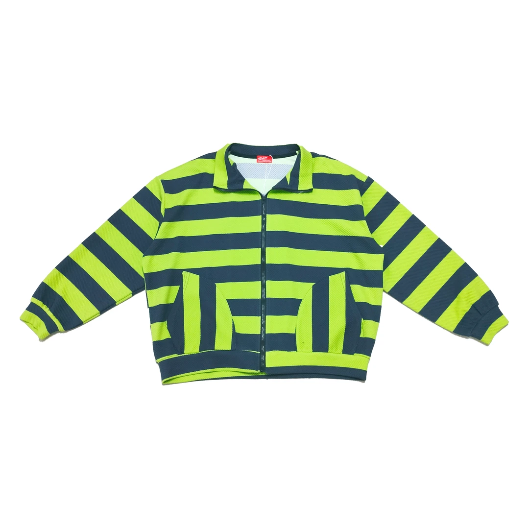 【伊人风尚服饰推荐】2024年早秋新款条纹长袖外套5378