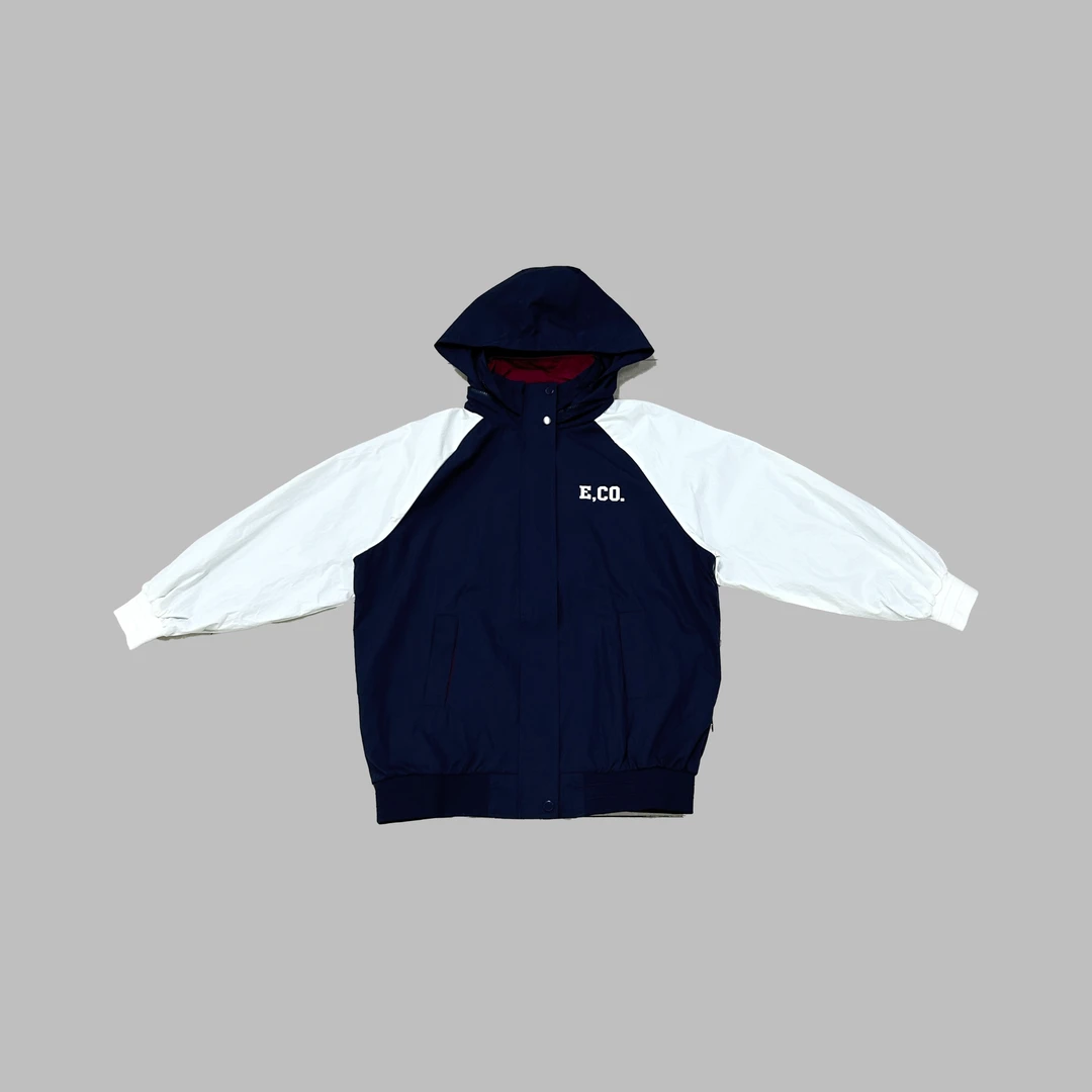 2024年夏季新款做旧防晒连帽拼色冲锋服长袖外套4605