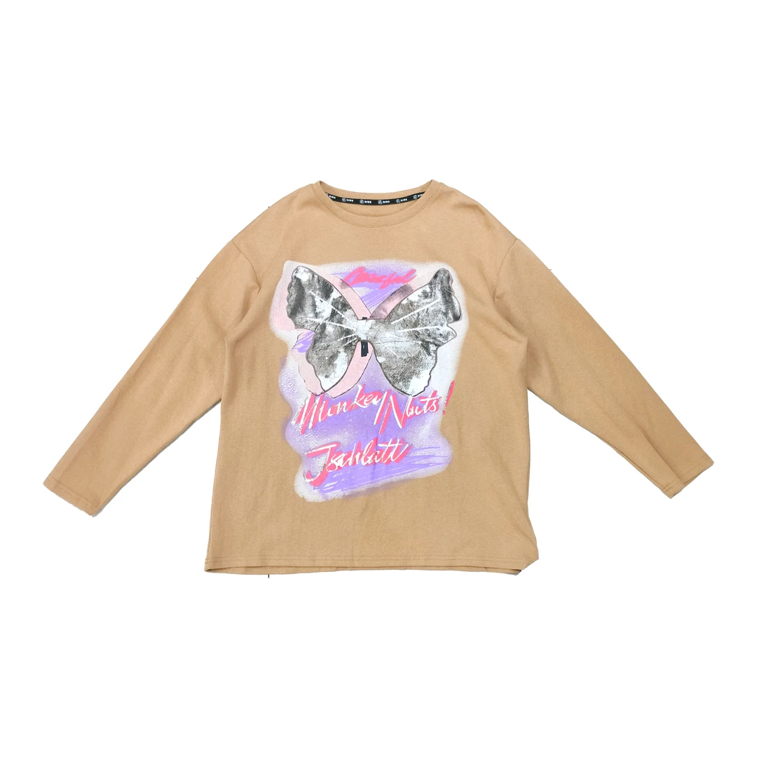 2024秋季新款休闲时尚百搭卡通印花长袖T恤6103