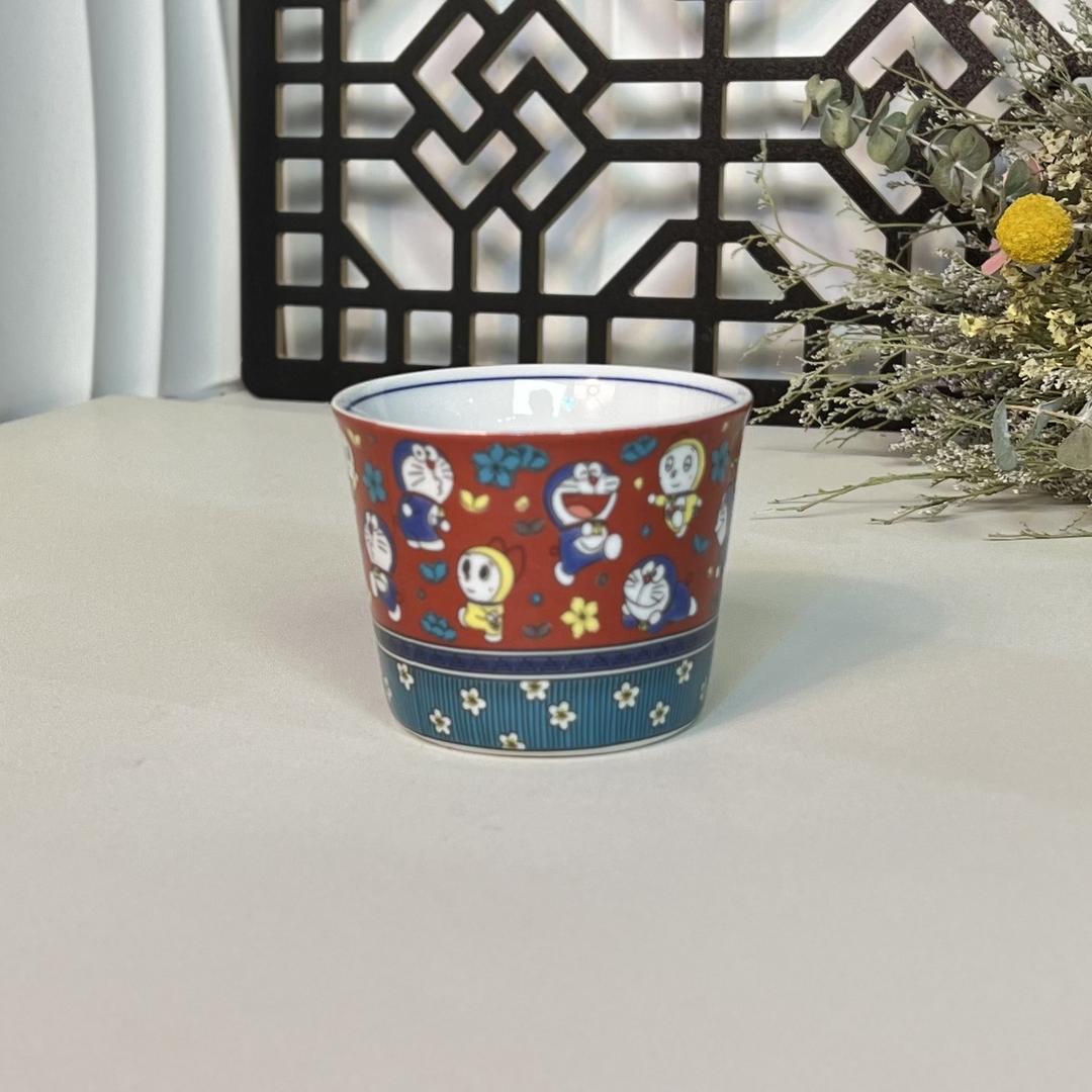 【闪购商品】U311九谷名作红色哆啦A梦联名陶瓷茶杯猪口杯