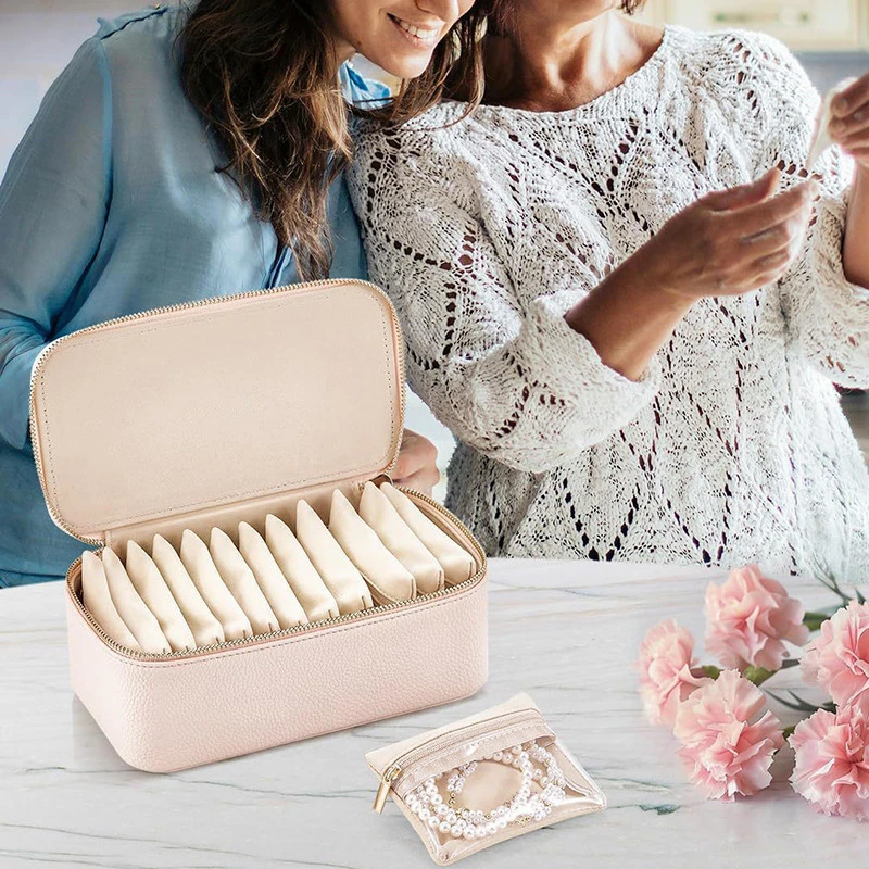 首饰盒/箱 2024新款高端旅行首饰收纳袋子手表手链项链耳饰戒指