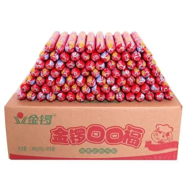 口口福爱心淀粉肠22gx30支油炸烧烤涮小吃街网红肠外酥里嫩