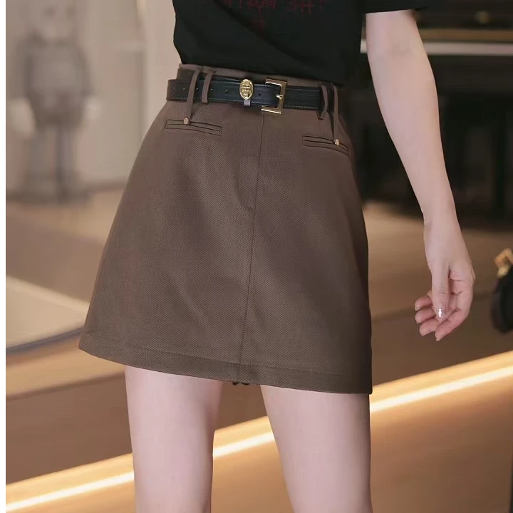 ZM秋季新款气质显瘦半身短裙（86018）