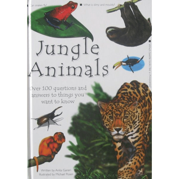 原版儿童绘本7-10岁精装Jungle Animals