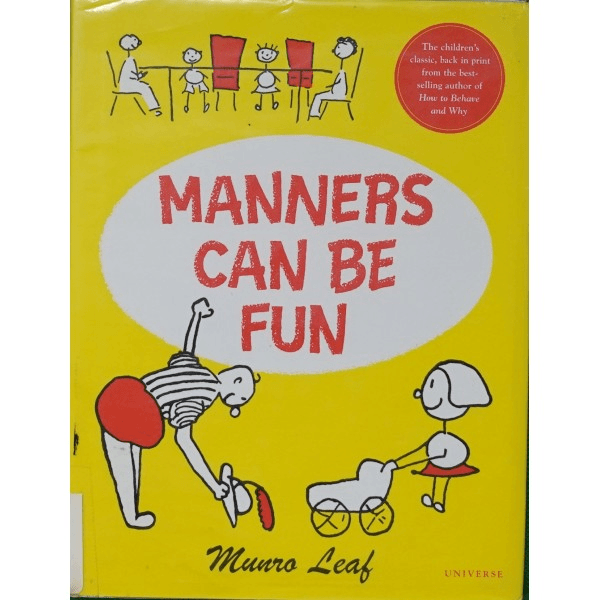 原版儿童绘本0-2岁精装Manners Can Be Fun