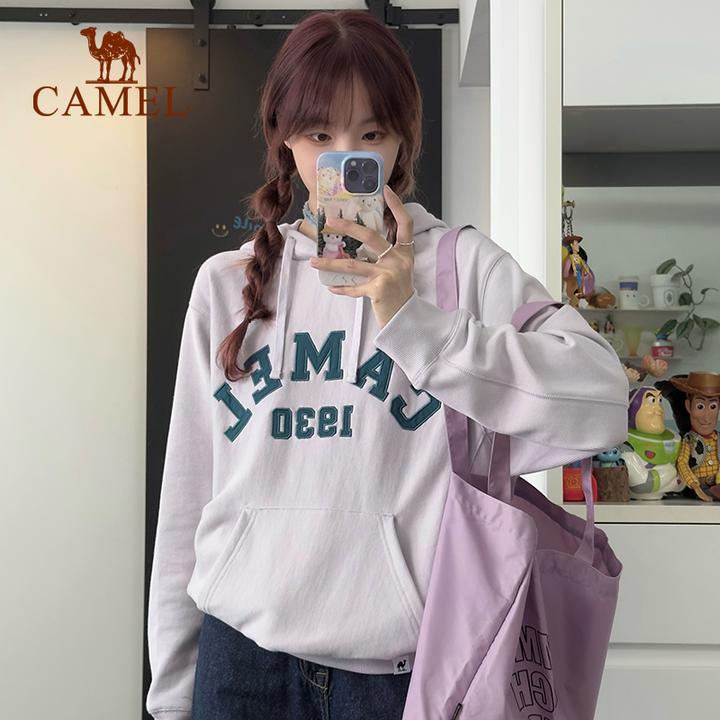 【骆驼卫衣】1930连帽男女2024秋冬新款情侣运动套头上衣宽松卫衣