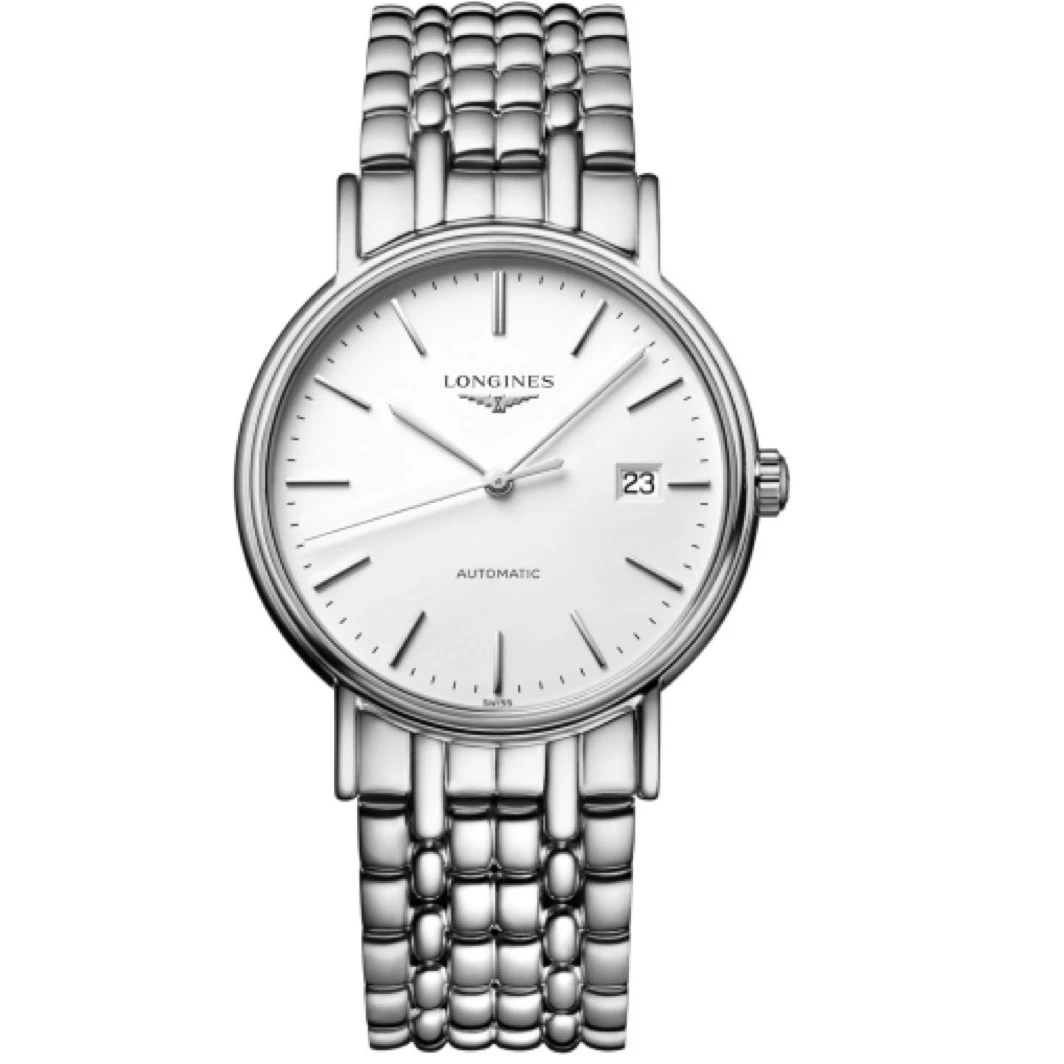 99新 Longines/浪琴 瑰丽/表径38.5mm/男表/白盘/机械