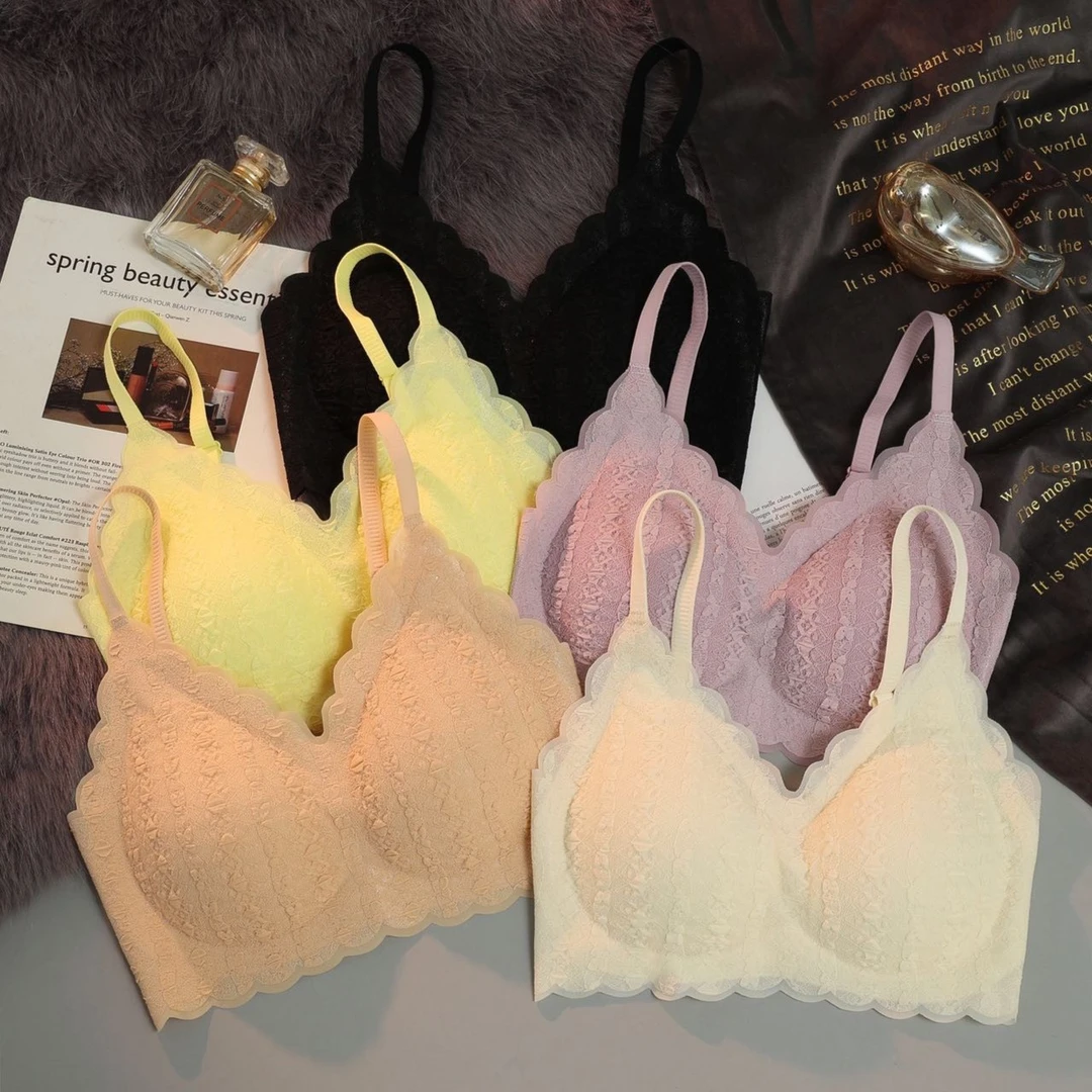 【买一送一】知音草内衣女聚拢无钢圈上托无痕收副乳透气薄款文胸