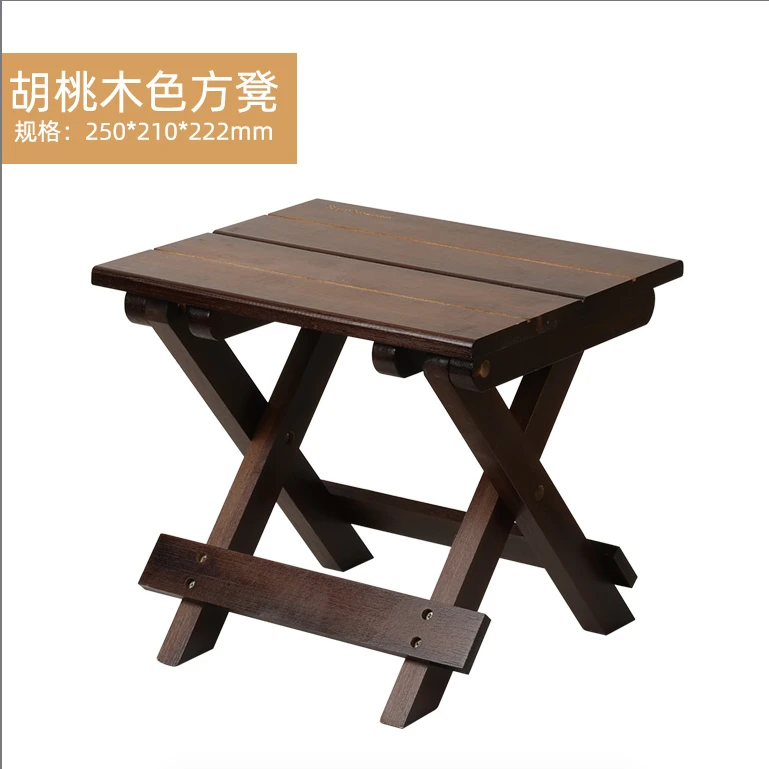 楠竹折叠洗脚凳子便携式家用竹木马扎户外钓鱼凳小板凳小凳子方凳