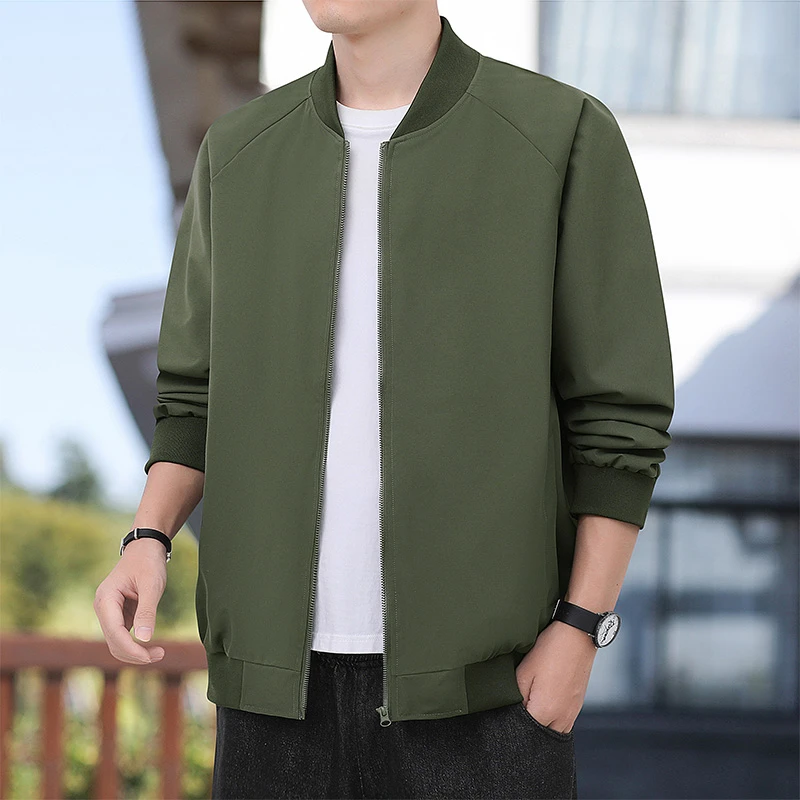 辰先生外套男春秋款2025新款潮流百搭帅气棒球领春季男装休闲夹克