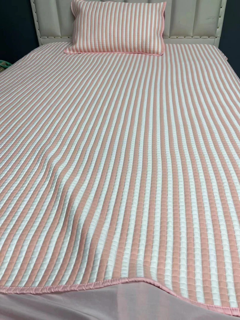 【森源家】冰豆豆冰丝席床笠三件套