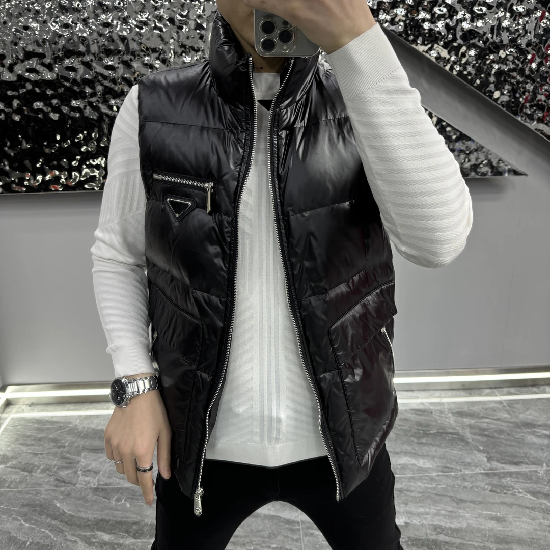 【太子巷轻奢】新国标冬季三角标嘎嘎填充专柜品质马甲三防