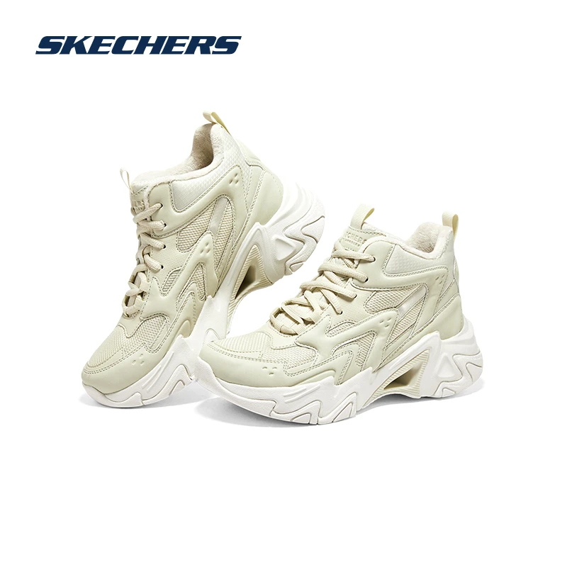 SKECHERS斯凯奇【赵露思同款】机甲鞋三代潮流复古加绒老爹鞋177295