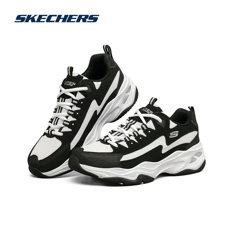 SKECHERS斯凯奇男鞋闪电熊猫鞋潮流舒适运动休闲厚底老爹鞋237225