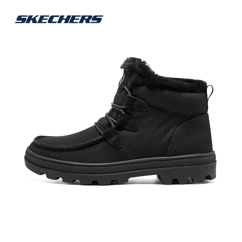 Skechers斯凯奇女士秋冬百搭户外复古时尚保暖加绒高帮靴155207