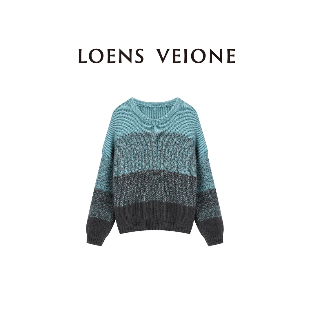 【特价微瑕版衣 介意勿拍】新西兰绵羊毛+兔毛大毛衣24CVDA0402N