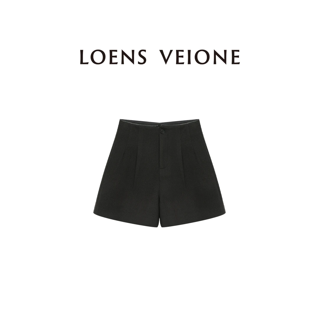 LOENS VEIONE/罗拉“黑加仑”A 型阔腿短裤23CVDG0556N