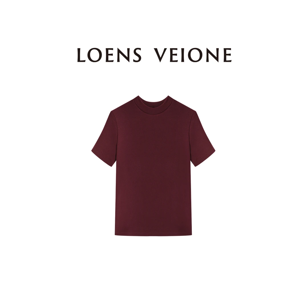 LOENS VEIONE/罗拉【新人体验价】纯色定制女士T恤24CVDA0433N