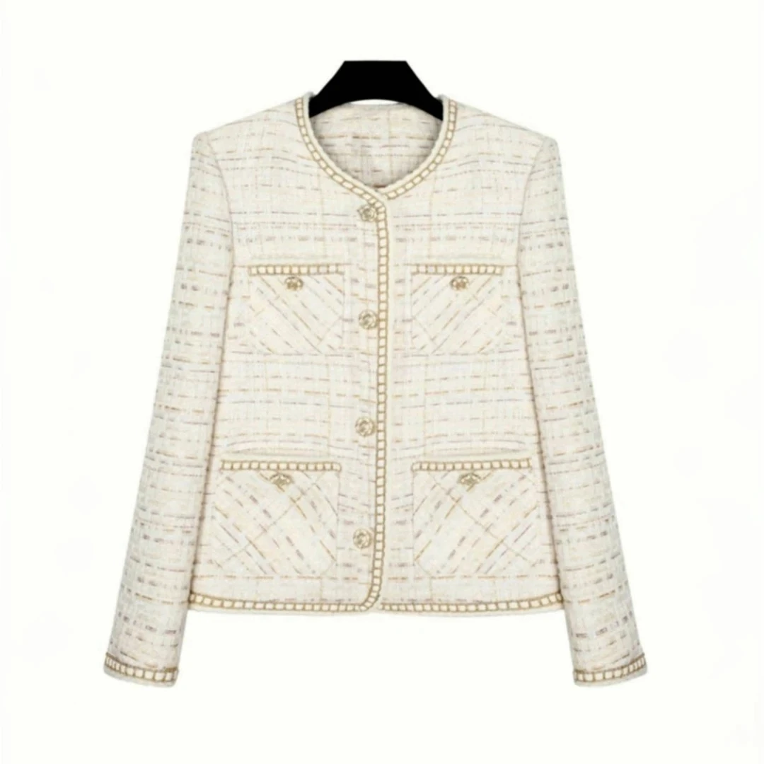 【大涛家-白月光】新款粗花呢小香风秋季女外套气质时尚外套9830