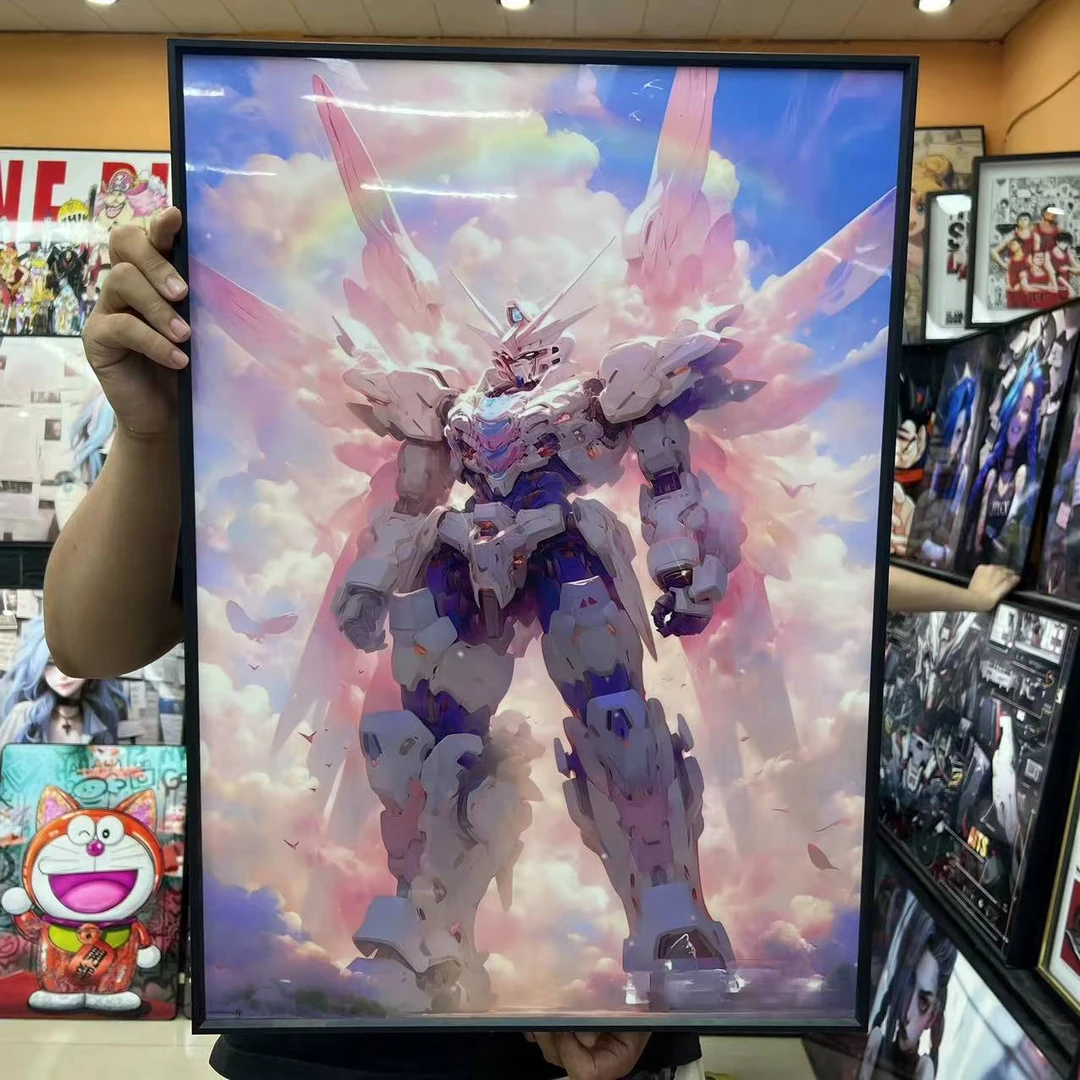 《高达系列》动漫天使高达卧室电竞房动漫装饰画P款30*40