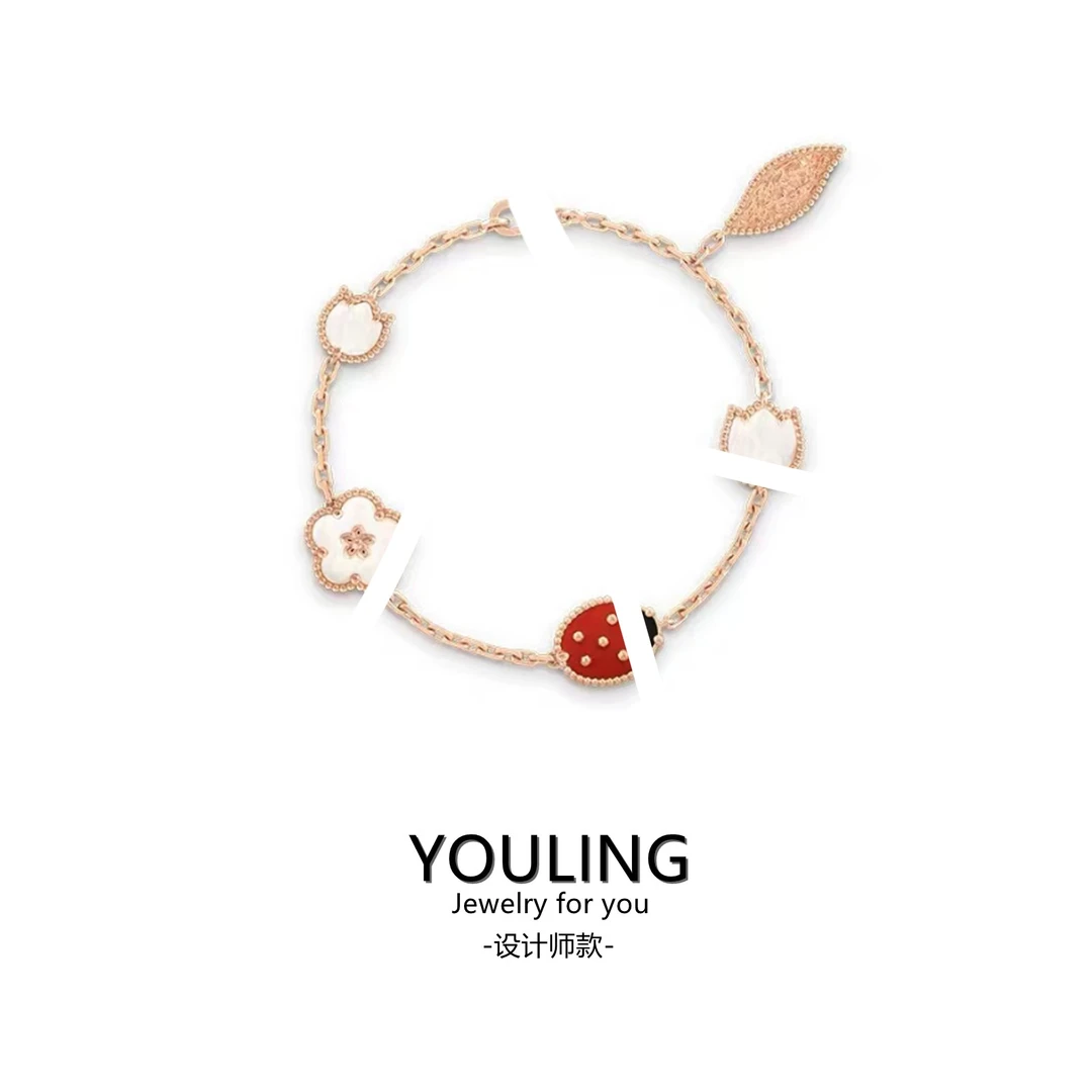 【XX专属】 YOULING/柚琳   瓢虫手链