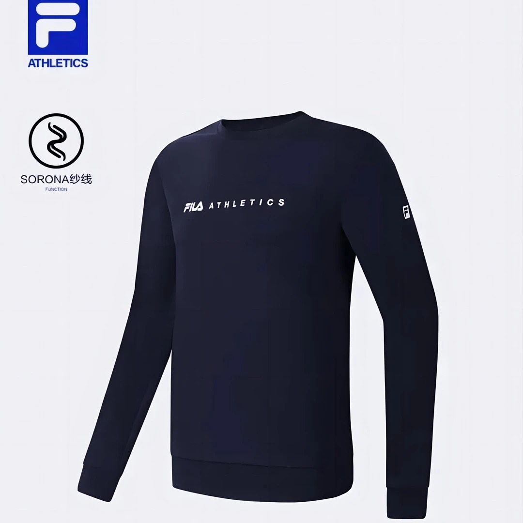 Fila/斐乐【大促款】男款休闲针织运动上衣圆领百搭时尚