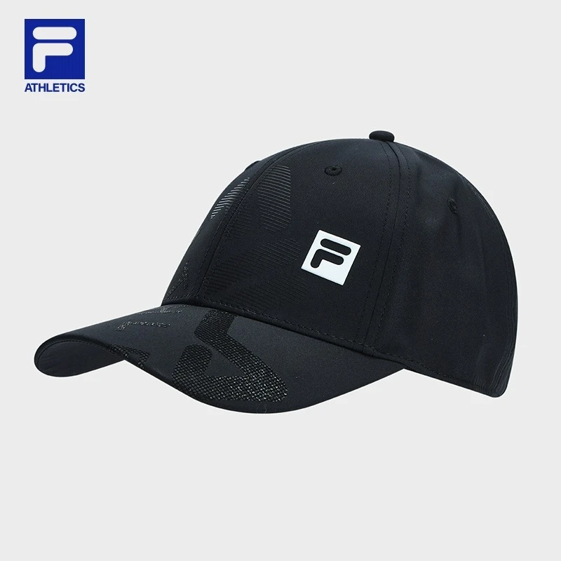 Fila/斐乐情侣款时尚百搭休闲透气遮阳鸭舌帽A13U321231F高能感