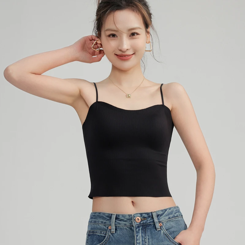 女吊带背心修身性感无钢圈美背透气亲肤随意搭外穿