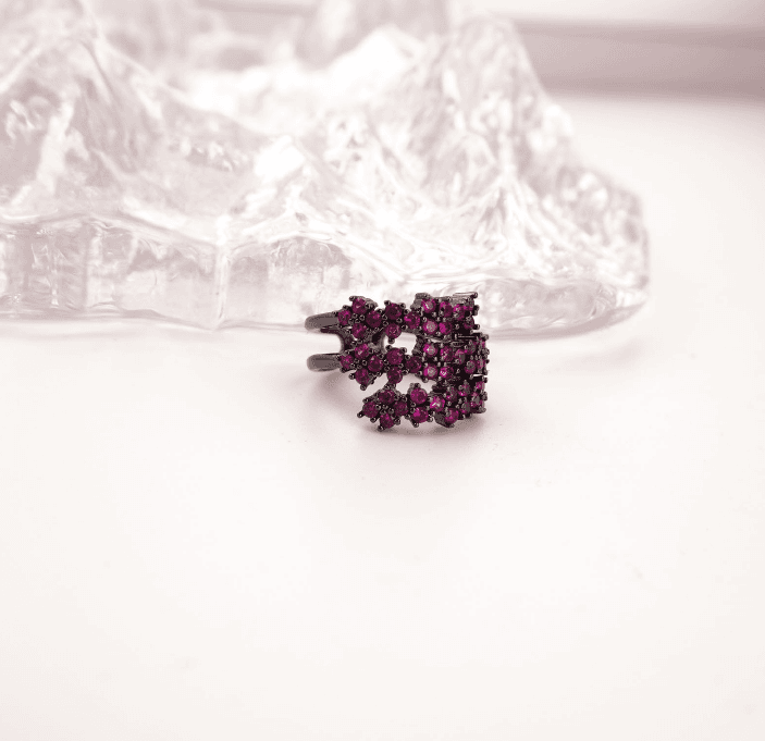 铜合金戒指 轻奢时尚百搭戒指【D6103】7