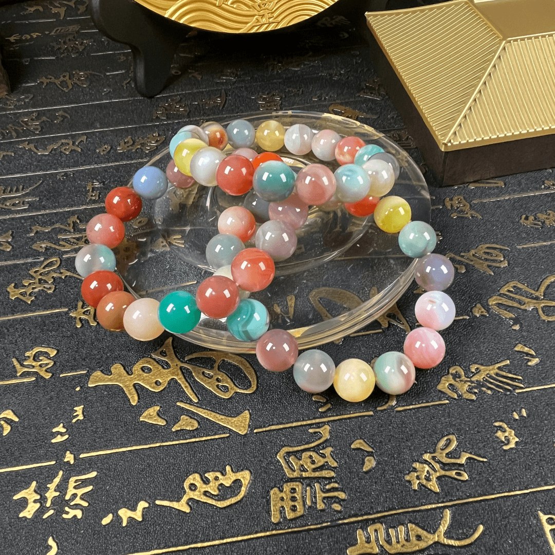 铜合金手链 手工国风彩色小众百搭手串【D6582】7