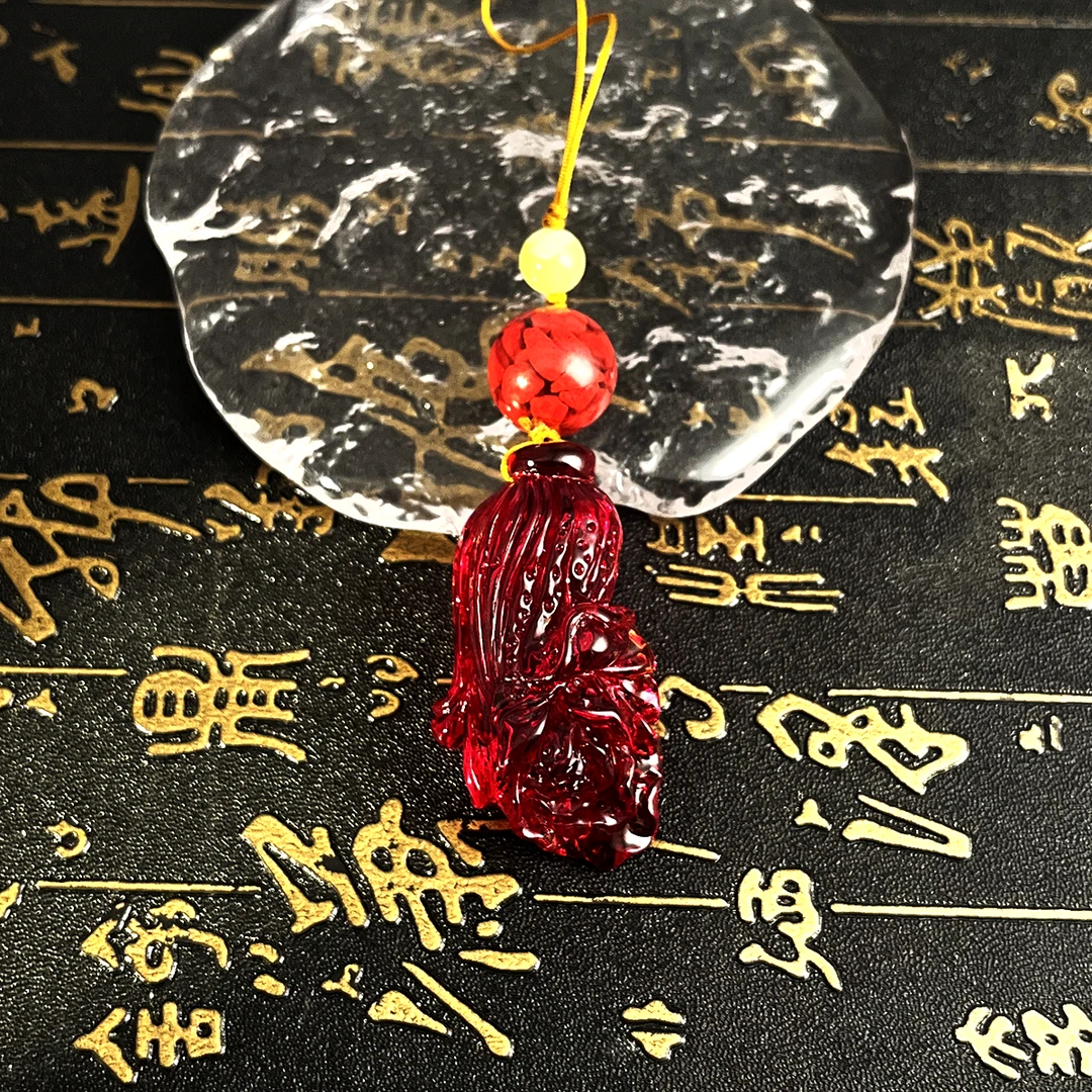 小众百搭古风红色小白菜挂件【D6655】7