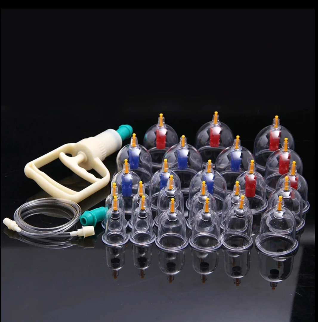 康祝慈正品拔罐套装家用大号加厚排湿抽气式真空罐美容院拔气罐