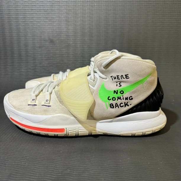 9新 44码 耐克欧文6 荧光 中帮篮球鞋