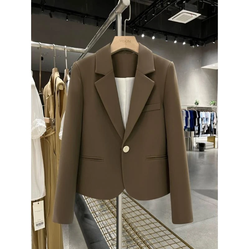 韩版小西装外套女士2025网红小个子春秋季学生气质显瘦正装西服