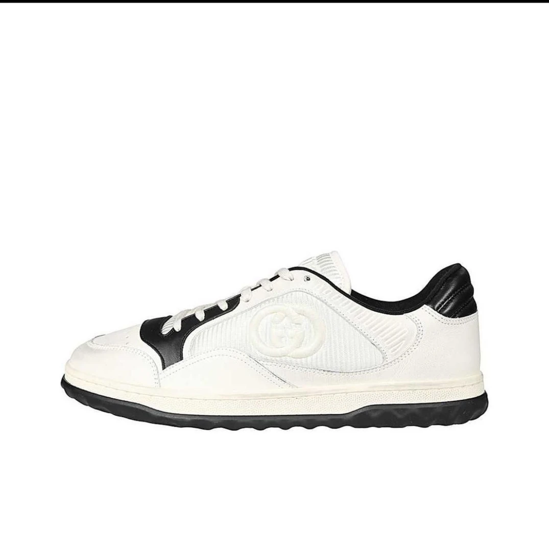 未使用 GUCCI/古驰 古驰 mac80 黑白板鞋