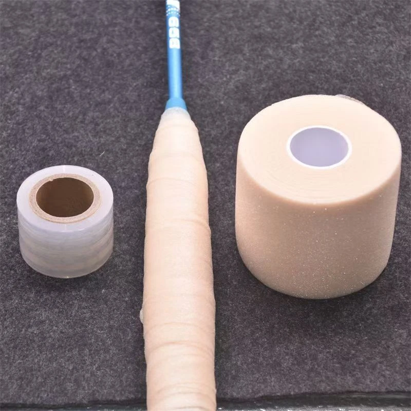 防震羽毛球拍减震膜手柄缠绕吸汗封口防滑手底胶打底膜缓震膜柔软