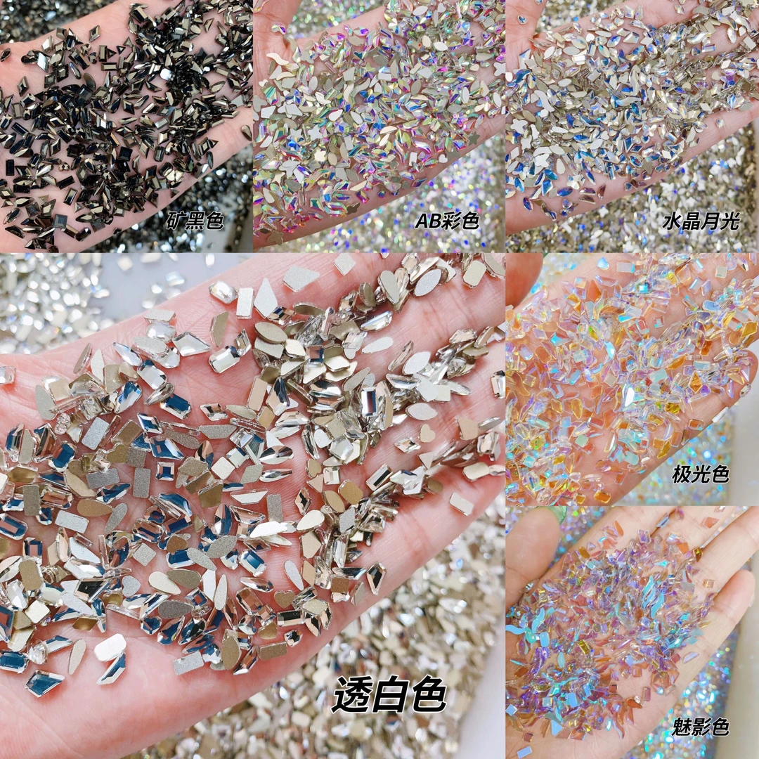 网红温精灵同款k9平底异型美甲钻【100颗左右】