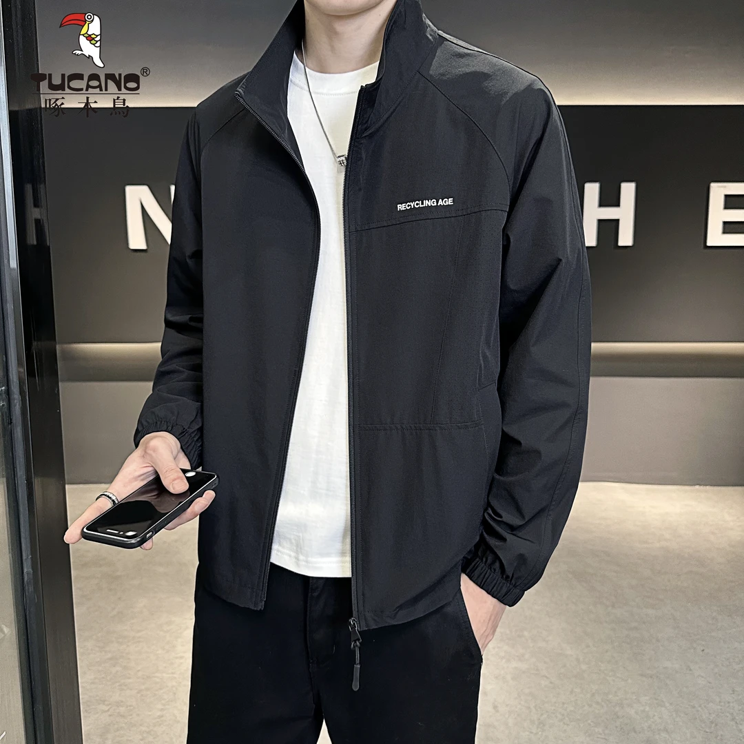 TUCANO/啄木鳥秋季新款男士防晒服透气休闲男外套时尚舒适薄款帅