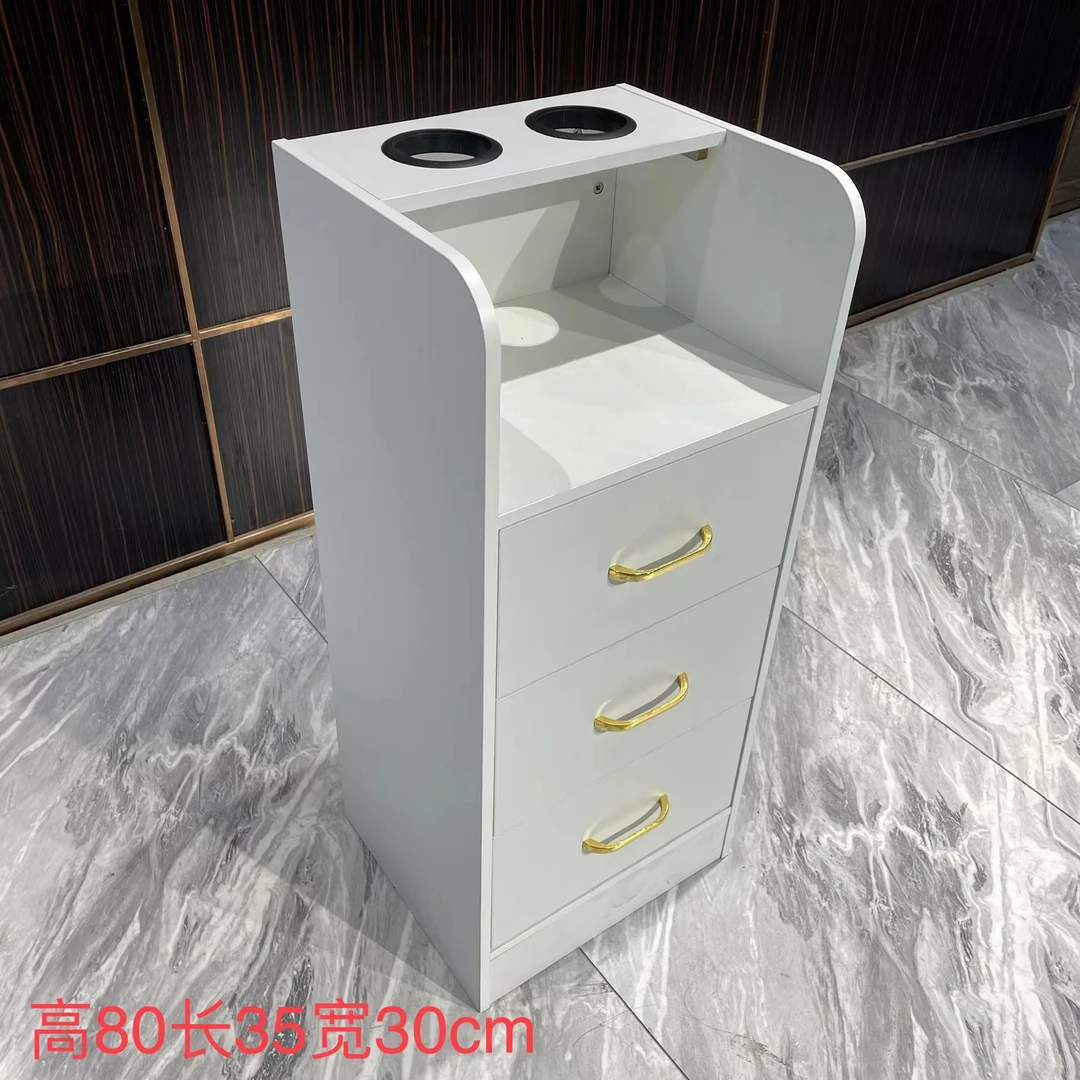 高端网红理发店工具柜美发推车单双面木质抽屉发廊专用储物柜子