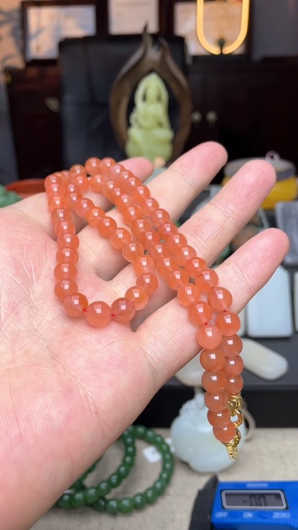【闪购商品】南红玛瑙颈饰未镶嵌项链