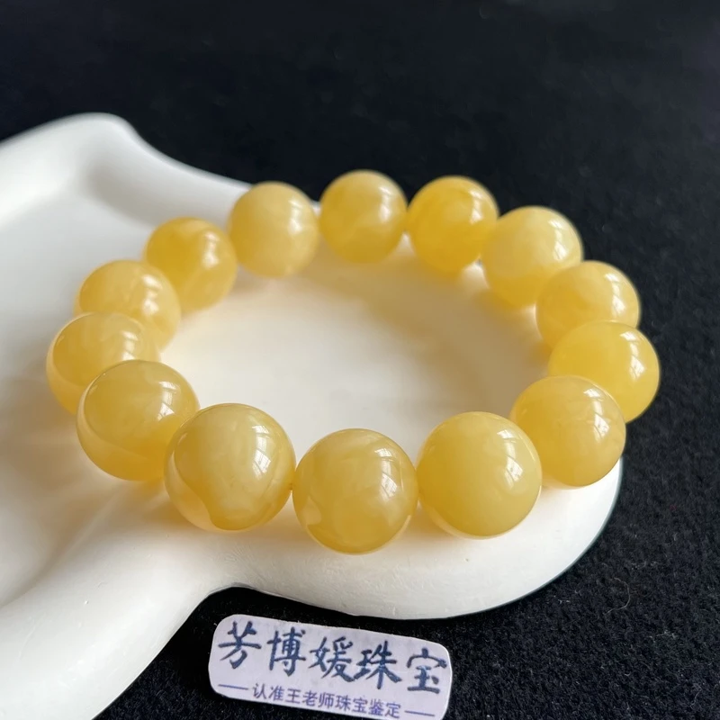 M026天然高品质原矿蜜蜡大尺寸手串16mm 17mm 多样性发其一 男士