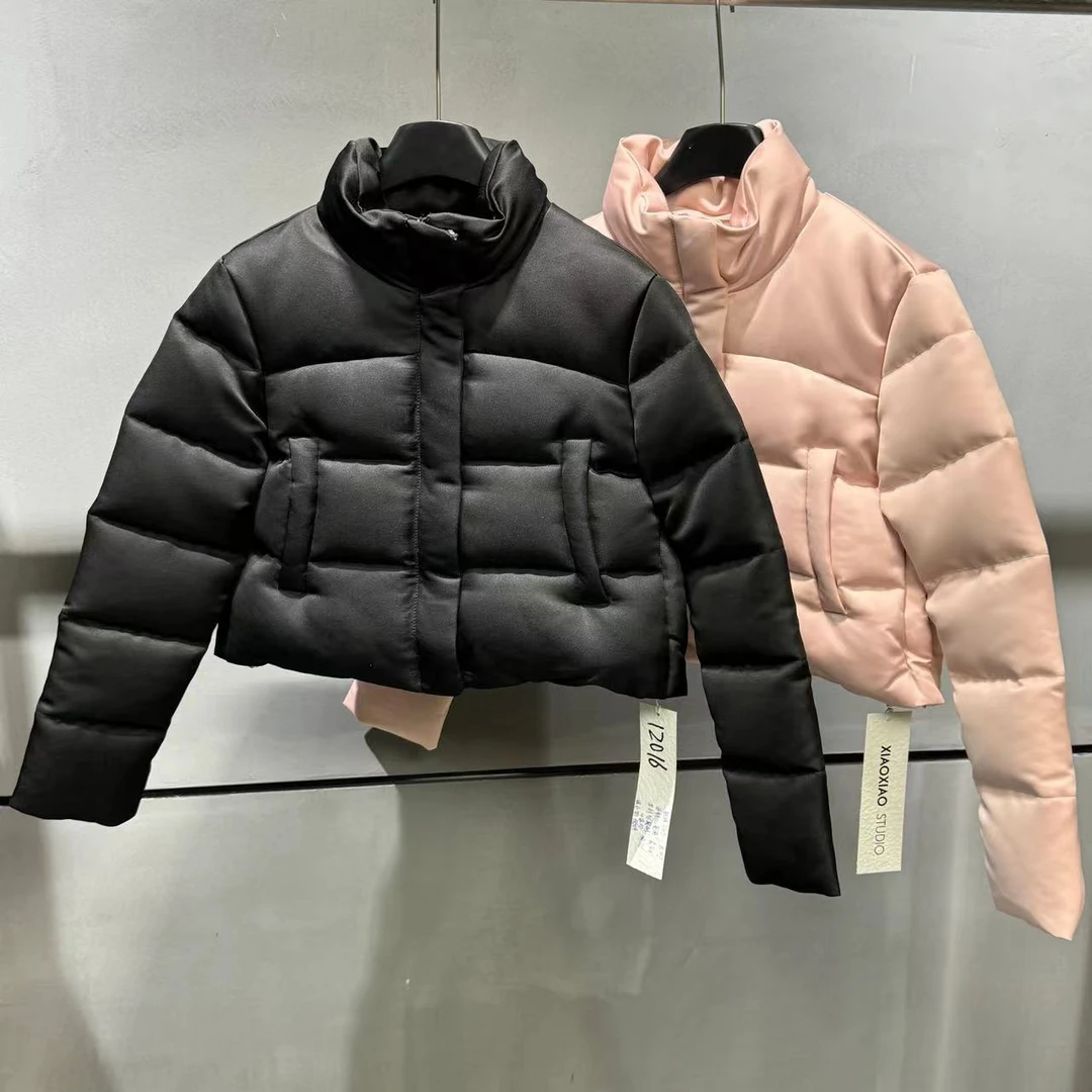 【ZHIXIAO】秋冬新款：极简立领羽绒服12016