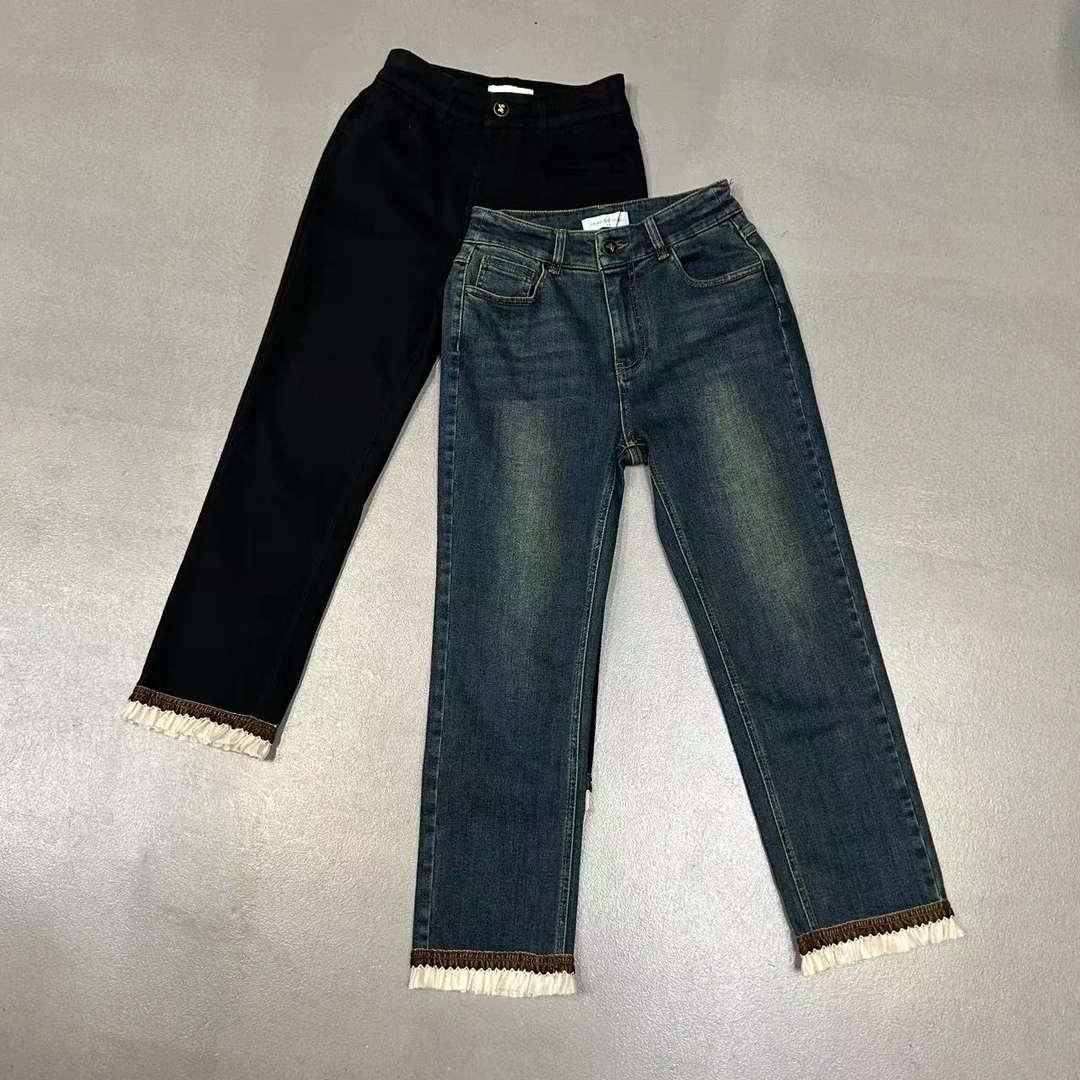 【ZHIXIAO】秋冬新款：极简牛仔裤76083